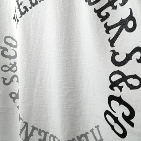 Circle logo LS TEE 6.5oz USA Cotton 2 (WHT)