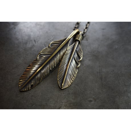 BRASS FEATHER SET