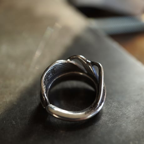 feather ring narrow 【cast】