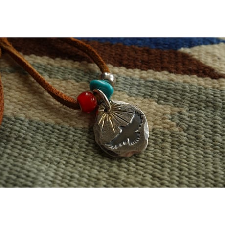 BE stamp necklace
