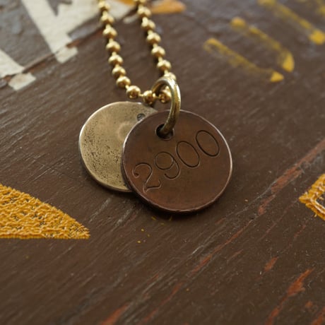 VINTAGE TAG NECKLACE 【SMILE】