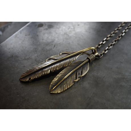 BRASS FEATHER SET