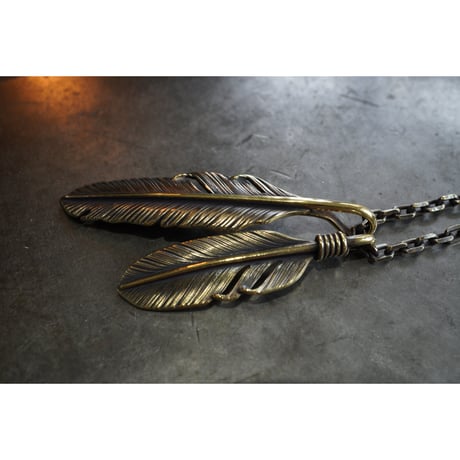 BRASS FEATHER SET