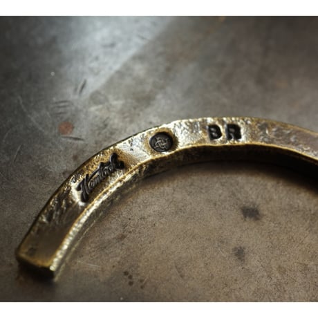 Forged bangle  【brass】