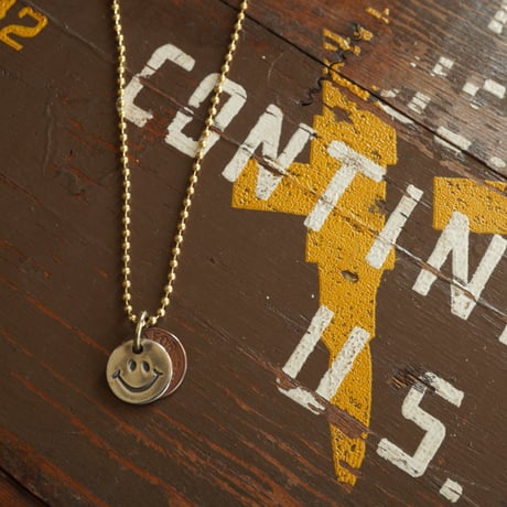 VINTAGE TAG NECKLACE 【SMILE】