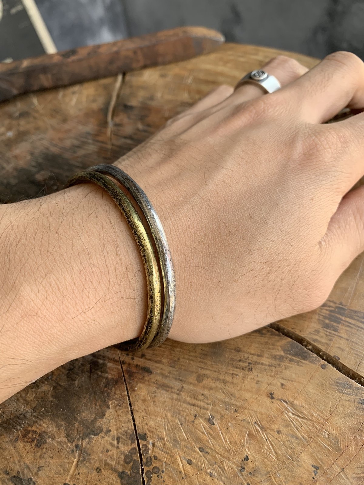 RB Forged bangle 【brass】 | Hemlock
