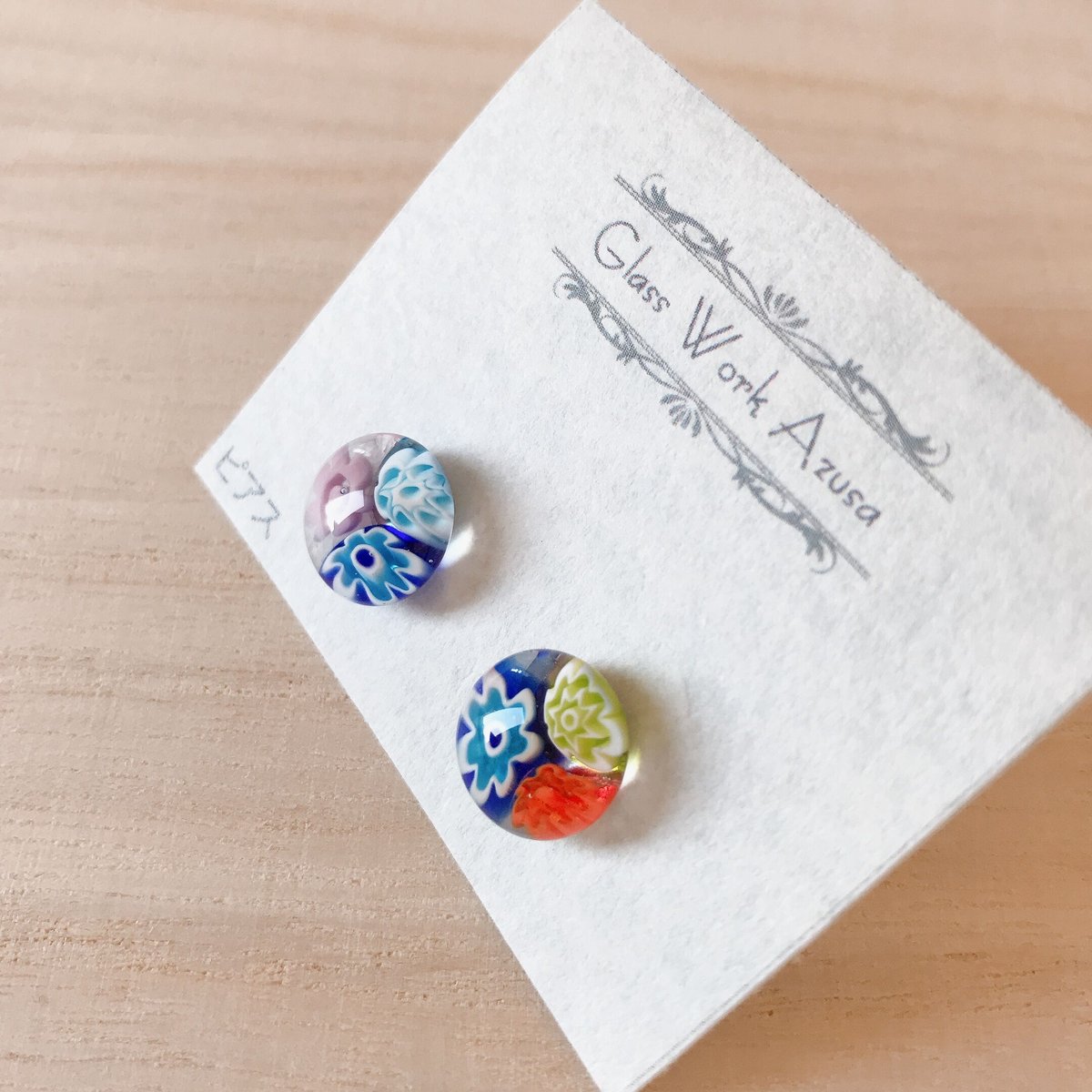 新品Fio da aranha Fiore オルテンシア・フィオーレピアス 新品Fio da aranha Fiore オルテンシア・フィオーレピアス