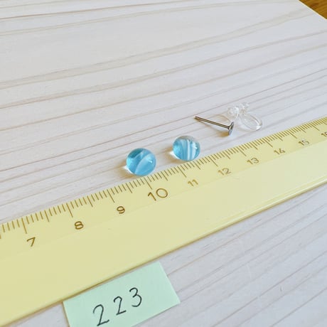 ガラスのピアス　223