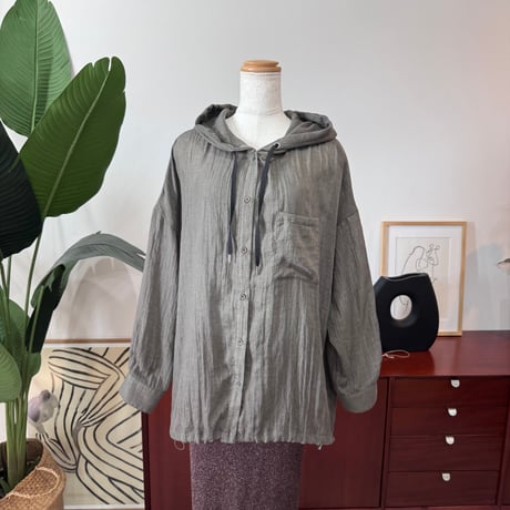 [9/28(月)～9/30(水)発送] フーディーガーゼシャツ
