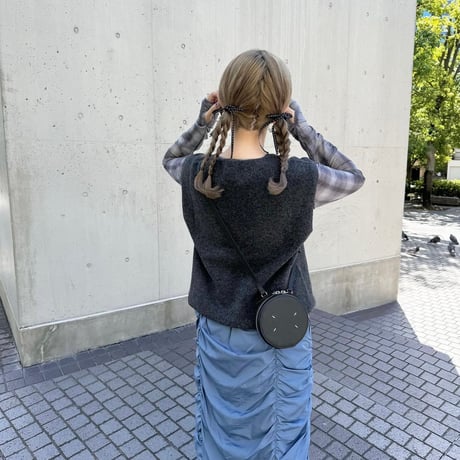 [9/28(月)～9/30(水)発送] check柄シアーTee