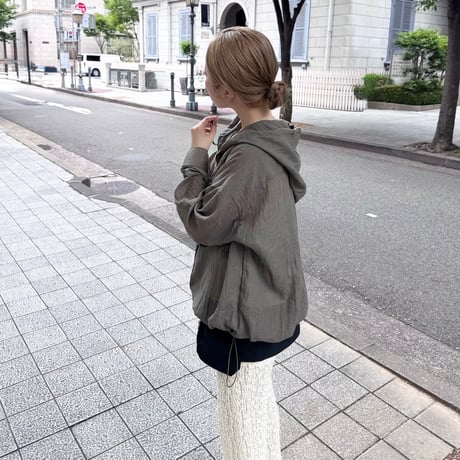 [9/28(月)～9/30(水)発送] フーディーガーゼシャツ