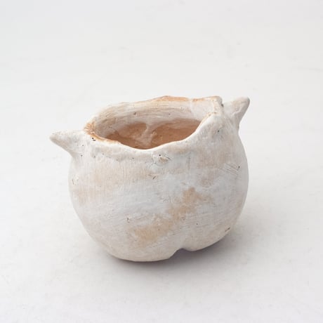 波状縁取りの陶器製植木鉢 楽天市場】陶器製 三日月形 植木鉢 ☆ プランター : エイコウストア