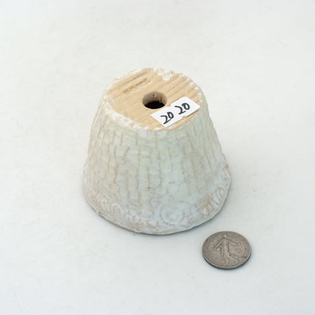 陶器製（1.5号ポット相当）多肉植物の欲しがる植木鉢 SMSSc-イエロー 2020