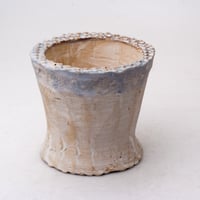 ・陶器製（２号ポット相当）多肉植物の欲しがる植木鉢 AAMcd-ブルー1607