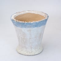 ・陶器製　多肉植物の欲しがる植木鉢 ICMcd-ブルー-1150
