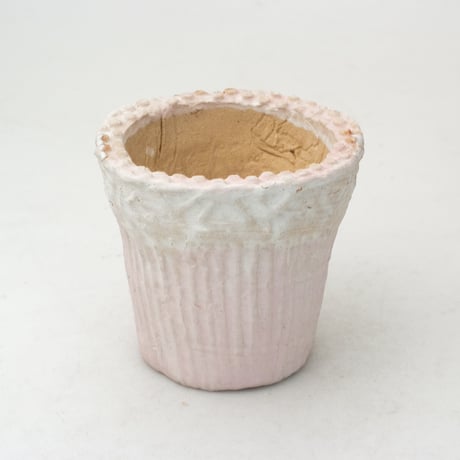 陶器製　多肉植物の欲しがる植木鉢 ICSc-ピンク1713