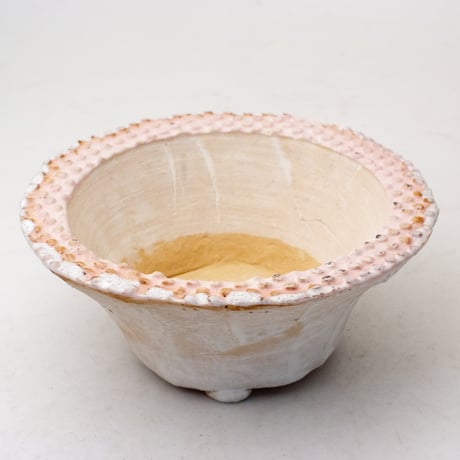 陶器製　多肉植物の欲しがる植木鉢 QQcd-ピンク1678