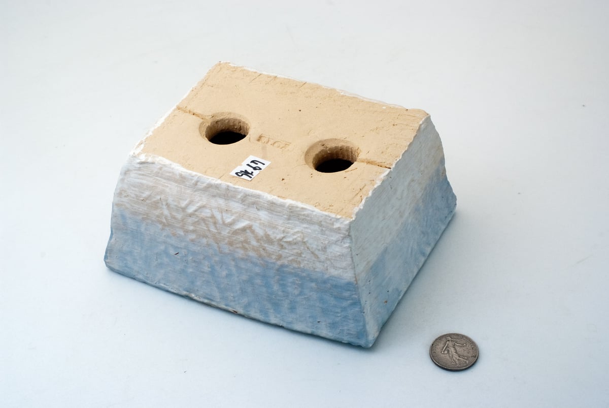 青緑色の陶器製多肉植物*2 陶器製花瓶 青緑色 2個セット 青緑色の陶器製多肉植物*