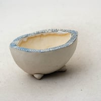 陶器製　多目的自由な植木鉢　CVSc-ブルーグリーン8415