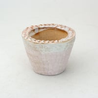 陶器製（1.5号ポット相当）多肉植物の欲しがる植木鉢 SMSSc-ピンク 2018