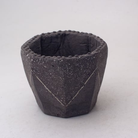 陶器製（3号ポット相当）植木鉢 KEMcdd-ミカゲ-1893