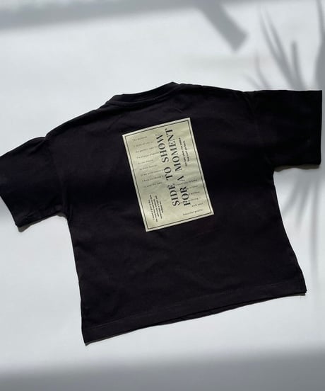 【kids】バックプリントブラックtシャツ(110〜150)