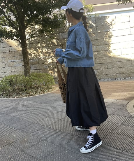 ふんわりバルーンロングスカート