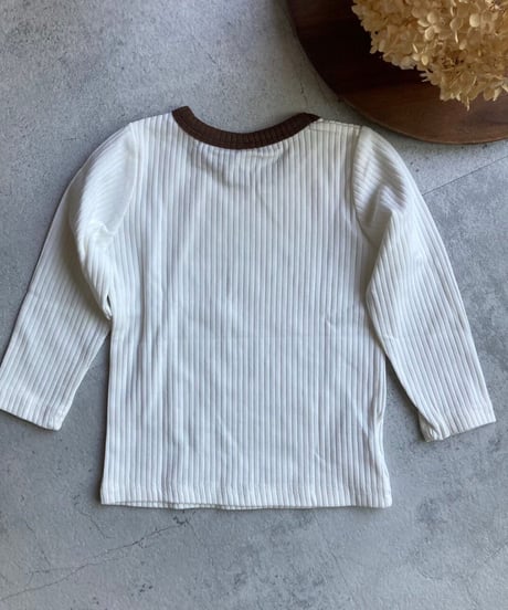 【kids】セットアップリブルームウェア(2color・2size)