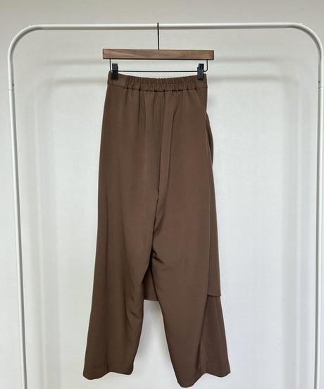 2wayラップストレートロングパンツ