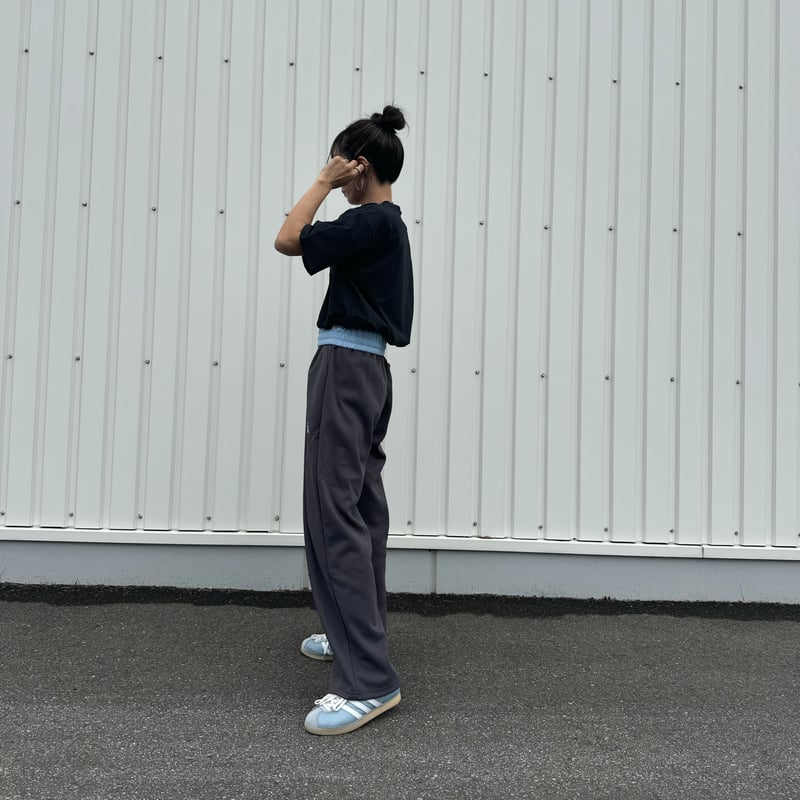 リヴドロワFEMME プリント チャコールグレー スウェット極美品 トレーナー スウェット アソートバックプリントスウェット