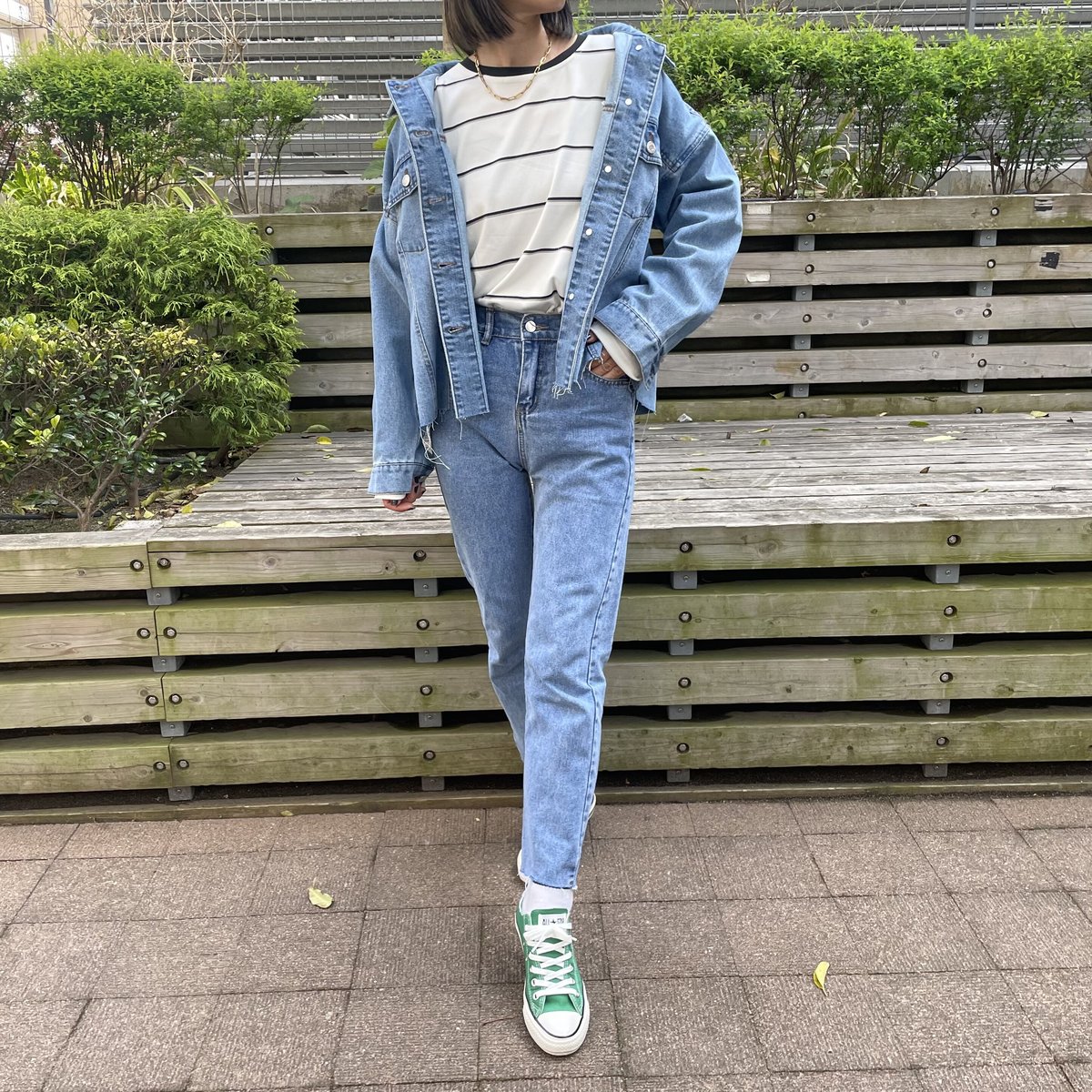 美シルエット!カットオフストレートデニム(2size) | COPINE 美シルエット!カットオフストレートデニム(2size) | COPINE