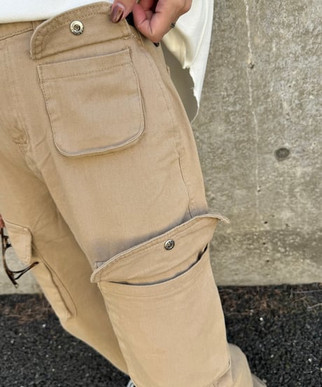 ハイウエストカーゴパンツ(2size)