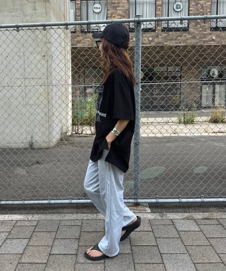 モノクロフォトプリントTシャツ(ブラック)