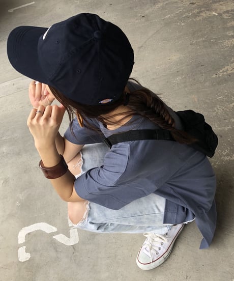 Dickies シンプルロゴワッペンキャップ(2color)