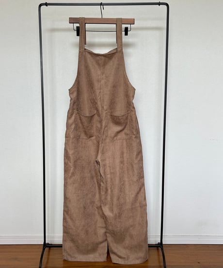 フロントジップサロペット