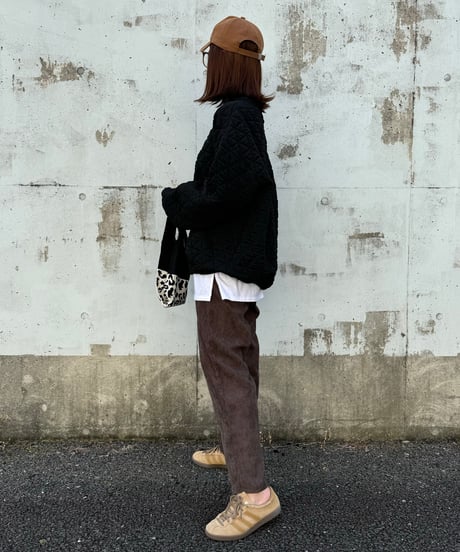 ハイウエストコーデュロイパンツ