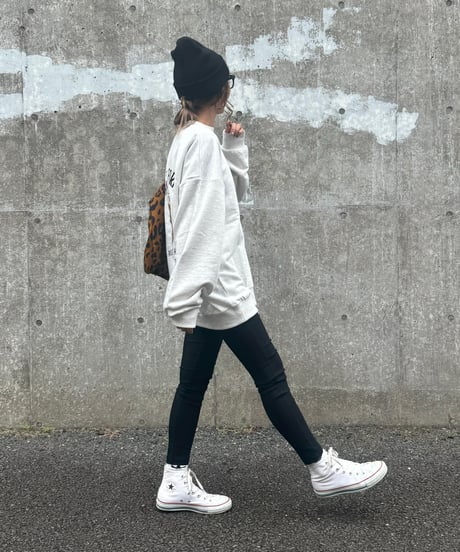 フロントバックTIGER刺繍スウェット(キナリ)