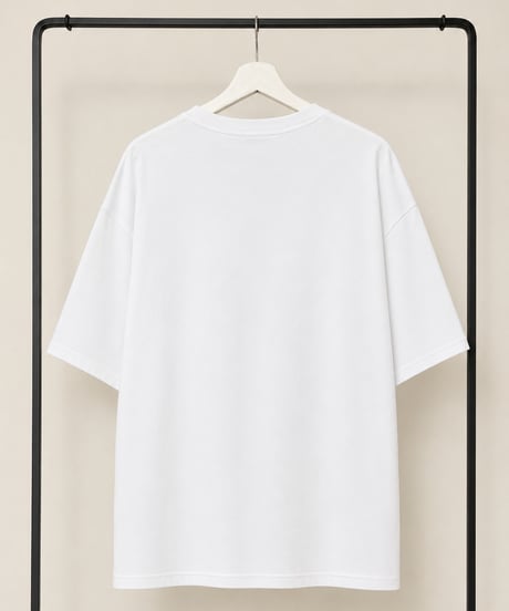 レディーフォトプリントビッグTシャツ(ホワイト)