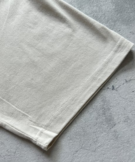 BACKコットンtシャツ(ベージュ)