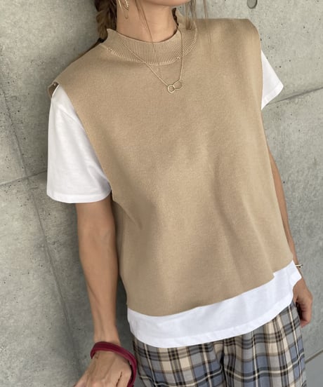 ダブルリングゴールドネックレス