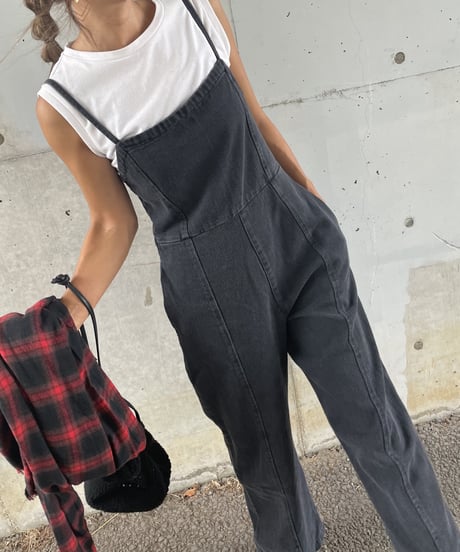 デニムキャミサロペット(2color)
