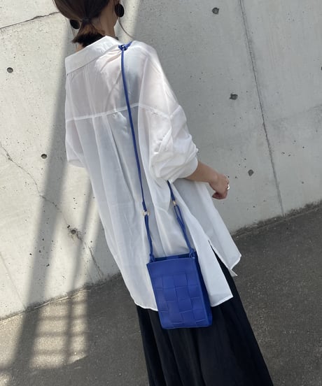 編み込みショルダーバッグ(2color)