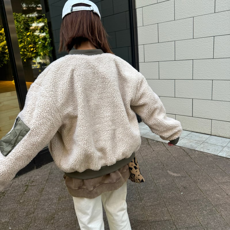 ボア×MA1リバーシブルブルゾン | COPINE ボア×MA1リバーシブルブルゾン | COPINE
