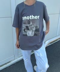 フォトプリントTシャツ(チャコールグレー)