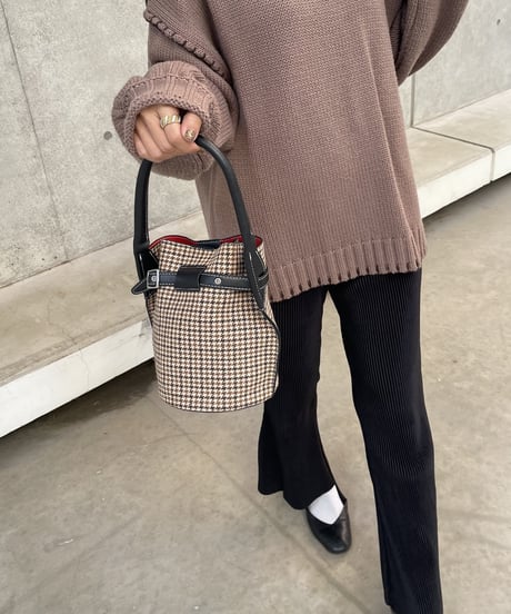 【OUTLET】2wayチェック柄バッグ(2color)