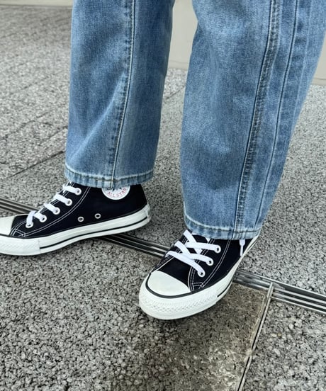 ハイウエストダメージデニムパンツ