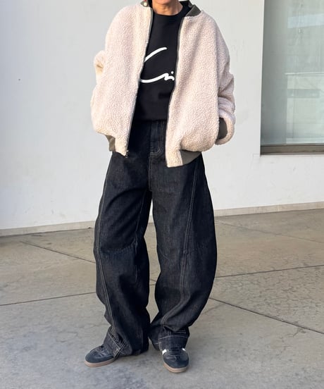 ボア×MA1リバーシブルブルゾン