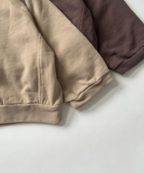 【kids】肘パッチワークデザインスウェット(2color・2size)