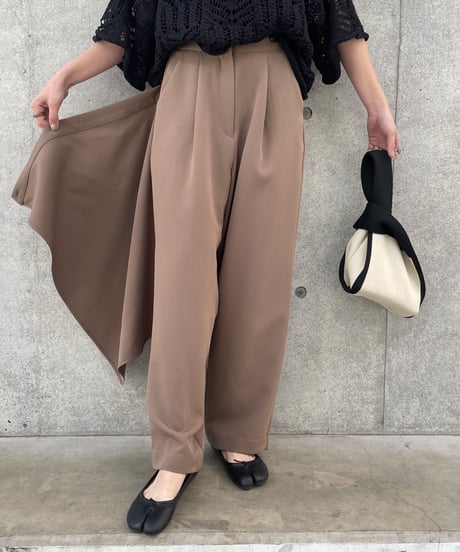 2wayラップストレートロングパンツ