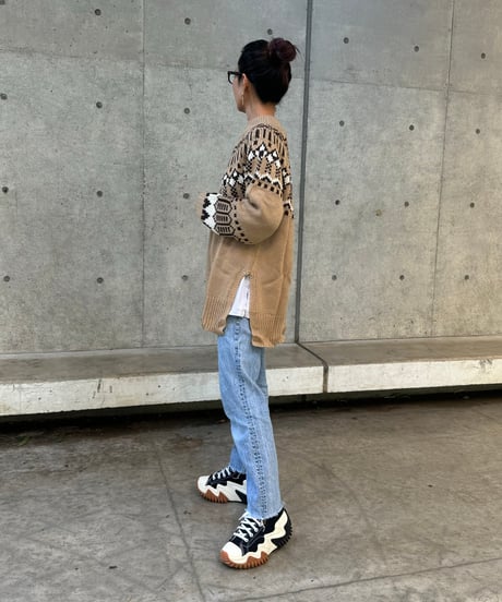 ノルディック柄ニット